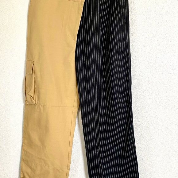 Chic Two-Tone Women's Trousers by Choosy - Picture 12 of 13